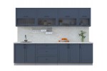 Готовая кухня Тренд Soft-touch 2,9Б (Индиго/Индиго) фабрика Интерлиния в Минске Готовая кухня Тренд Soft-touch 2,9Б (Индиго/Индиго) фабрика Интерлиния