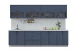 Готовая кухня Тренд Soft-touch 3,0Б (Индиго/Индиго) фабрика Интерлиния в Минске Готовая кухня Тренд Soft-touch 3,0Б (Индиго/Индиго) фабрика Интерлиния
