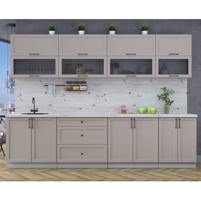 Готовая кухня Тренд Soft-touch 3,0Б (Луна/Луна) фабрика Интерлиния Готовая кухня Тренд Soft-touch 3,0Б (Луна/Луна) фабрика Интерлиния