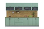 Готовая кухня Тренд Soft-touch 3,0Б (Мята/Мята) фабрика Интерлиния в Минске Готовая кухня Тренд Soft-touch 3,0Б (Мята/Мята) фабрика Интерлиния