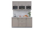 Готовая кухня Тренд Soft-touch 1,6Б (Луна/Луна) фабрика Интерлиния в Минске Готовая кухня Тренд Soft-touch 1,6Б (Луна/Луна) фабрика Интерлиния