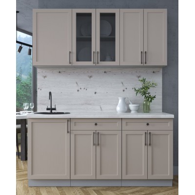 Готовая кухня Тренд Soft-touch 1,7А (Луна/Луна) фабрика Интерлиния Готовая кухня Тренд Soft-touch 1,7А (Луна/Луна) фабрика Интерлиния