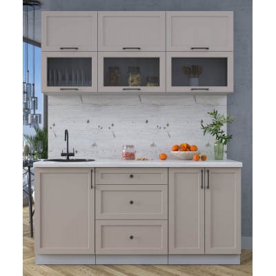 Готовая кухня Тренд Soft-touch 1,7Б (Луна/Луна) фабрика Интерлиния Готовая кухня Тренд Soft-touch 1,7Б (Луна/Луна) фабрика Интерлиния