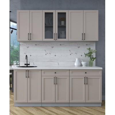 Готовая кухня Тренд Soft-touch 1,9А (Луна/Луна) фабрика Интерлиния Готовая кухня Тренд Soft-touch 1,9А (Луна/Луна) фабрика Интерлиния