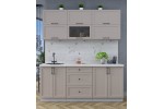 Готовая кухня Тренд Soft-touch 1,9Б (Луна/Луна) фабрика Интерлиния