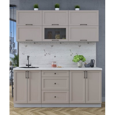 Готовая кухня Тренд Soft-touch 1,9Б (Луна/Луна) фабрика Интерлиния Готовая кухня Тренд Soft-touch 1,9Б (Луна/Луна) фабрика Интерлиния