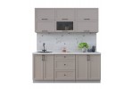 Готовая кухня Тренд Soft-touch 1,9Б (Луна/Луна) фабрика Интерлиния