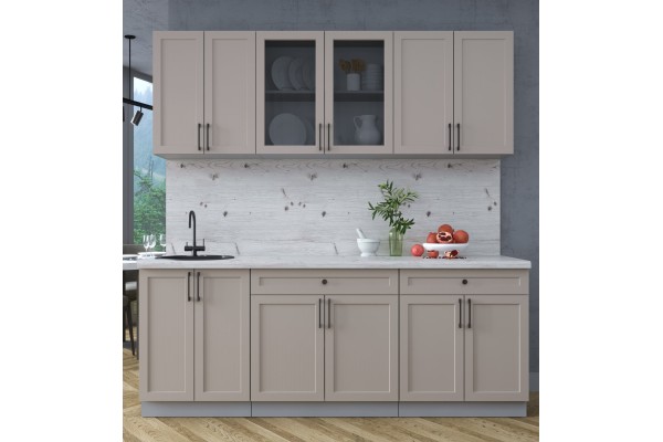 Готовая кухня Тренд Soft-touch 2,1А (Луна/Луна) фабрика Интерлиния