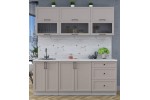 Готовая кухня Тренд Soft-touch 2,0Б (Луна/Луна) фабрика Интерлиния
