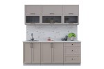 Готовая кухня Тренд Soft-touch 2,0Б (Луна/Луна) фабрика Интерлиния