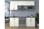 Готовая кухня Тренд Soft-touch 2,0В (Белый/Белый) фабрика Интерлиния