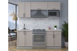 Готовая кухня Тренд Soft-touch 2,0В (Луна/Луна) фабрика Интерлиния
