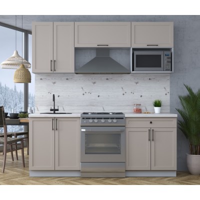 Готовая кухня Тренд Soft-touch 2,0В (Луна/Луна) фабрика Интерлиния Готовая кухня Тренд Soft-touch 2,0В (Луна/Луна) фабрика Интерлиния