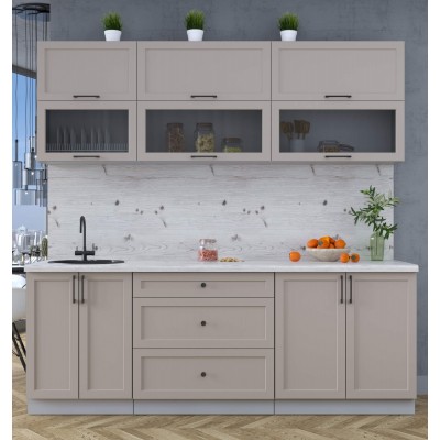 Готовая кухня Тренд Soft-touch 2,2Б (Луна/Луна) фабрика Интерлиния Готовая кухня Тренд Soft-touch 2,2Б (Луна/Луна) фабрика Интерлиния