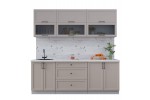Готовая кухня Тренд Soft-touch 2,2Б (Луна/Луна) фабрика Интерлиния