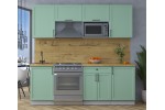 Готовая кухня Тренд Soft-touch 2,2В (Мята/Мята) фабрика Интерлиния