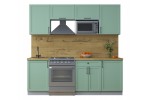 Готовая кухня Тренд Soft-touch 2,2В (Мята/Мята) фабрика Интерлиния