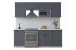 Готовая кухня Тренд Soft-touch 2,2В (Пепел/Пепел) фабрика Интерлиния