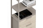 Стеллаж Crafto Квентин Мини Лофт 06 (каштан белый) 600 320 1900 Стеллаж Crafto Квентин Мини Лофт 07 (латте каштан) 600 320 1900