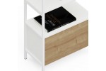 Стеллаж Crafto Бонд Мини Лофт 02 (белый дуб) 600 320 1900 Стеллаж Crafto Бонд Мини Лофт 02 (белый дуб) 600 320 1900