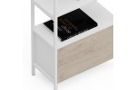 Стеллаж Crafto Бонд Мини Лофт 03 (белый каштан) 600 320 1900 Стеллаж Crafto Бонд Мини Лофт 03 (белый каштан) 600 320 1900