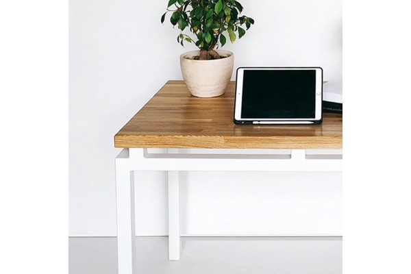 Обеденный стол Crafto ЗИОН / white в стиле лофт