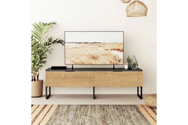 Тумба Crafto Рокки 01 (графит дуб) 1500 380 470