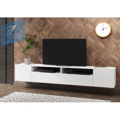 Тумба ТВ Соло 16 - Белый гладкий/Белый глянец (МК Стиль А) Тумба ТВ Соло 16 - Белый гладкий/Белый глянец (МК Стиль А)