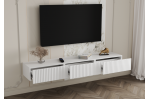 Тумба ТВ Сопрано - Белый / Белый глянец (МК Стиль) в Минске Тумба ТВ Сопрано - Белый / Белый глянец (МК Стиль)