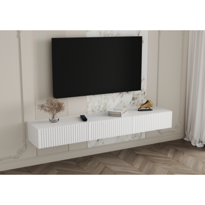 Тумба ТВ Сопрано - Белый / Белый глянец (МК Стиль) Тумба ТВ Сопрано - Белый / Белый глянец (МК Стиль)