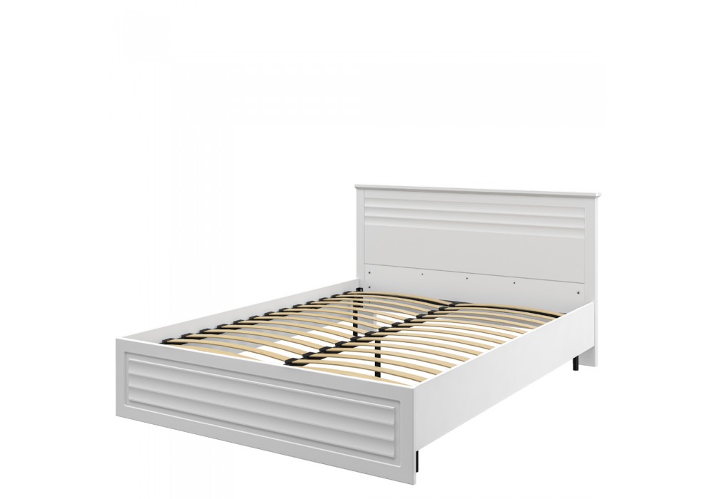 Кровать МН-040-01 МС Денвер (Белый матовый/белый) Мебель-Неман в Минске Кровать МН-040-01 МС Денвер (Белый матовый/белый) Мебель-Неман