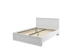 Кровать МН-040-01 МС Денвер (Белый матовый/белый) Мебель-Неман в Минске Кровать МН-040-01 МС Денвер (Белый матовый/белый) Мебель-Неман